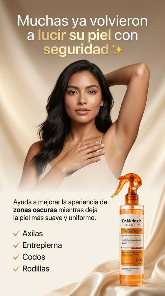 Exfoliante Aclarante Corporal Peel Shot™ – Piel Suave y Uniforme