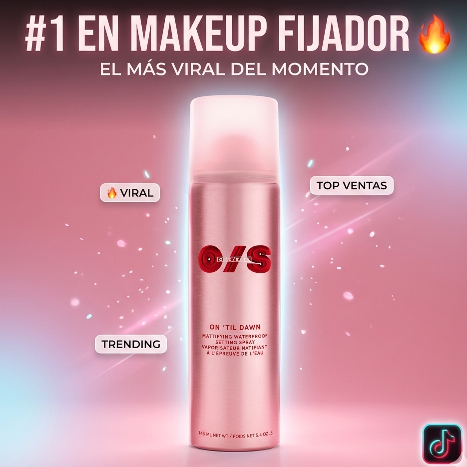SPRAY FIJADOR MATE 16H – Maquillaje Intacto Sin Brillo
